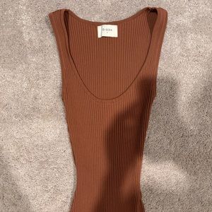 Dissh Ribbed Tank Dress in Small